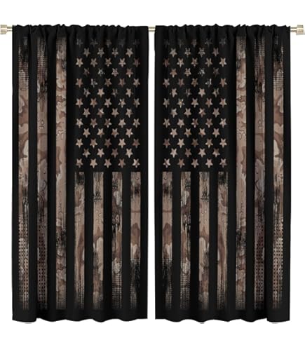 GoDazzling Retro Blackout Curtains Window, Car Repair Shop - View #5