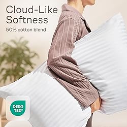 Set of 4 Pillow Protectors with Zipper Standard