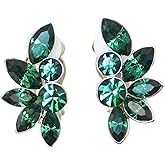 Faship Gorgeous Clip Ons Floral Earrings