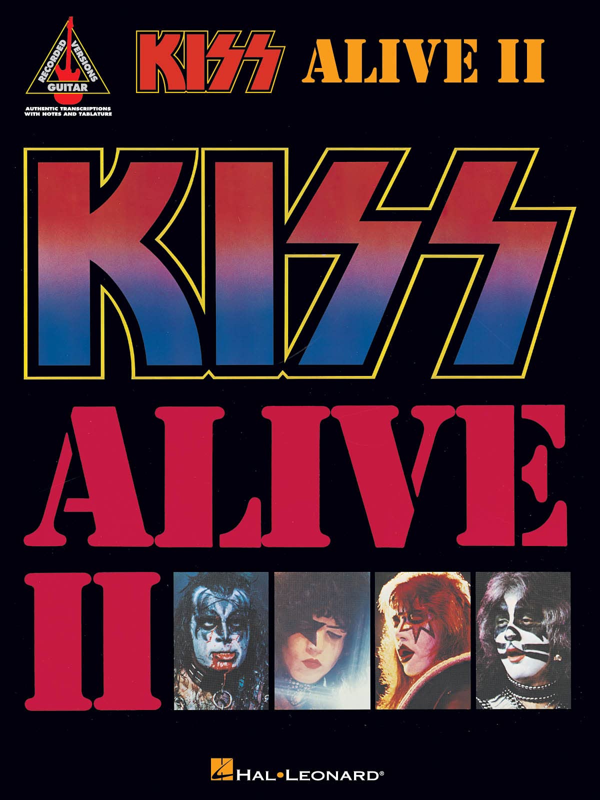 Kiss Alive Ii Guitar Recorded Version Gtr Tab Bk