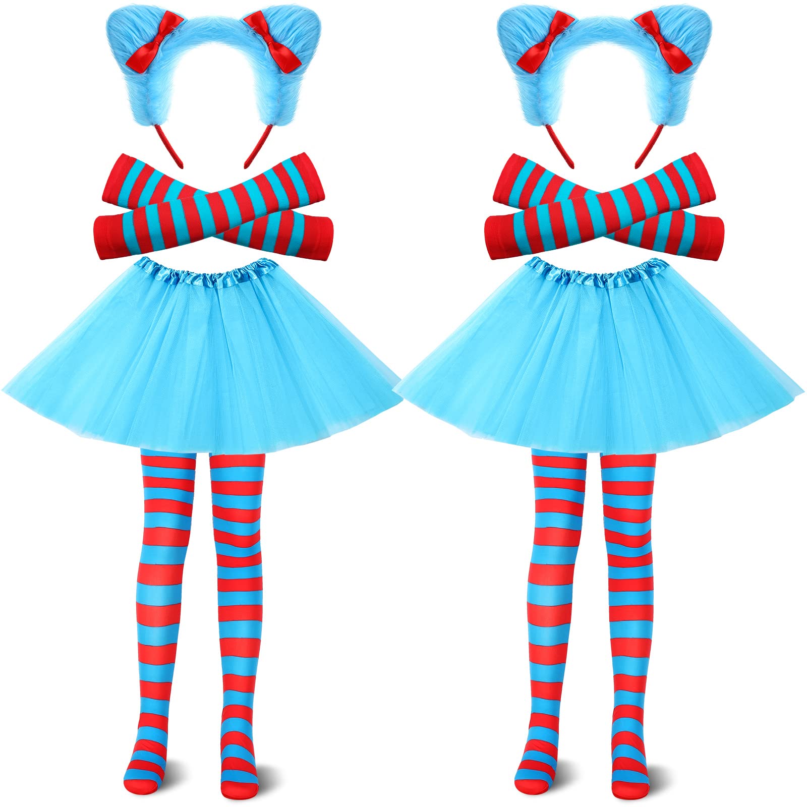 Green Tutu with Necklace Legwarmers and Fishnet Gloves