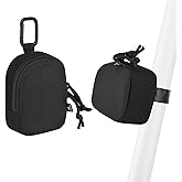 TXEsign Travel Carrying Case for Anker Soundcore Select 4 Go Speaker, Portable Speaker Mount Speaker Storage Bag Mesh Speaker Cover with Hook and Loop Strap for Bike UTV Golf Cart