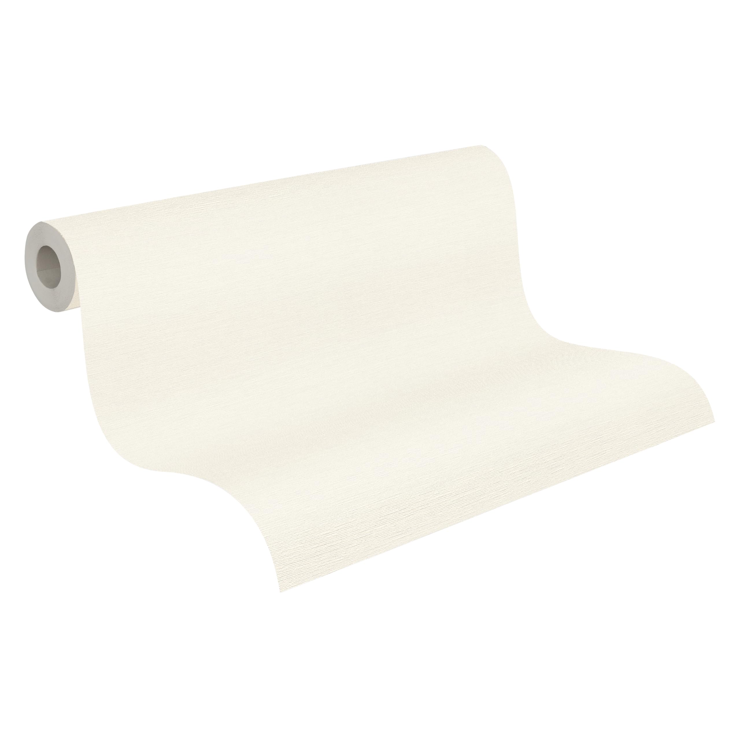 A.S. Création Plain Wallpaper Trendwall 2 Non-Woven Wallpaper 10.05 m x 0.53 m Creme Made in Germany 306891 30689-1