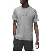 Jordan Air Men's T-Shirt (Carbon Heather/Black/Black, DM3182-091) Size Large
