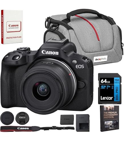 Amazon.com : Canon EOS R50 Mirrorless Camera w/RF-S 18-45mm f/4.5