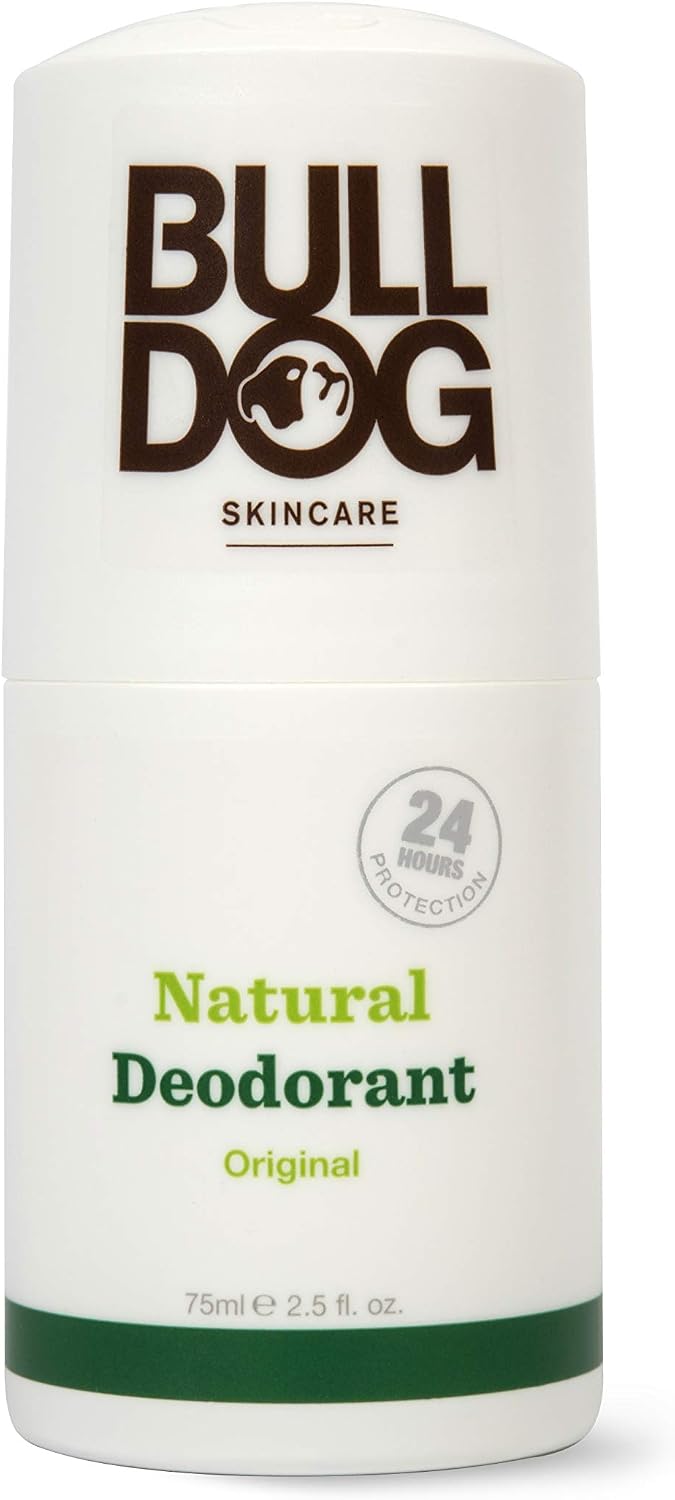 Bulldog Skincare Original Men's Deodorant Stick, Herbal Aromatic Scent, Natural Deodorant for Men 75ml, White, 75 ml (Pack of 1)