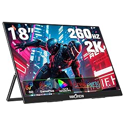 InnoView 18 Inch 260Hz Portable Gaming Monitor,2K