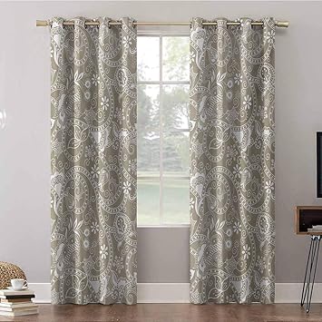 Cortinas opacas, 42 x 72 x paneles de cortina con ojales térmicos