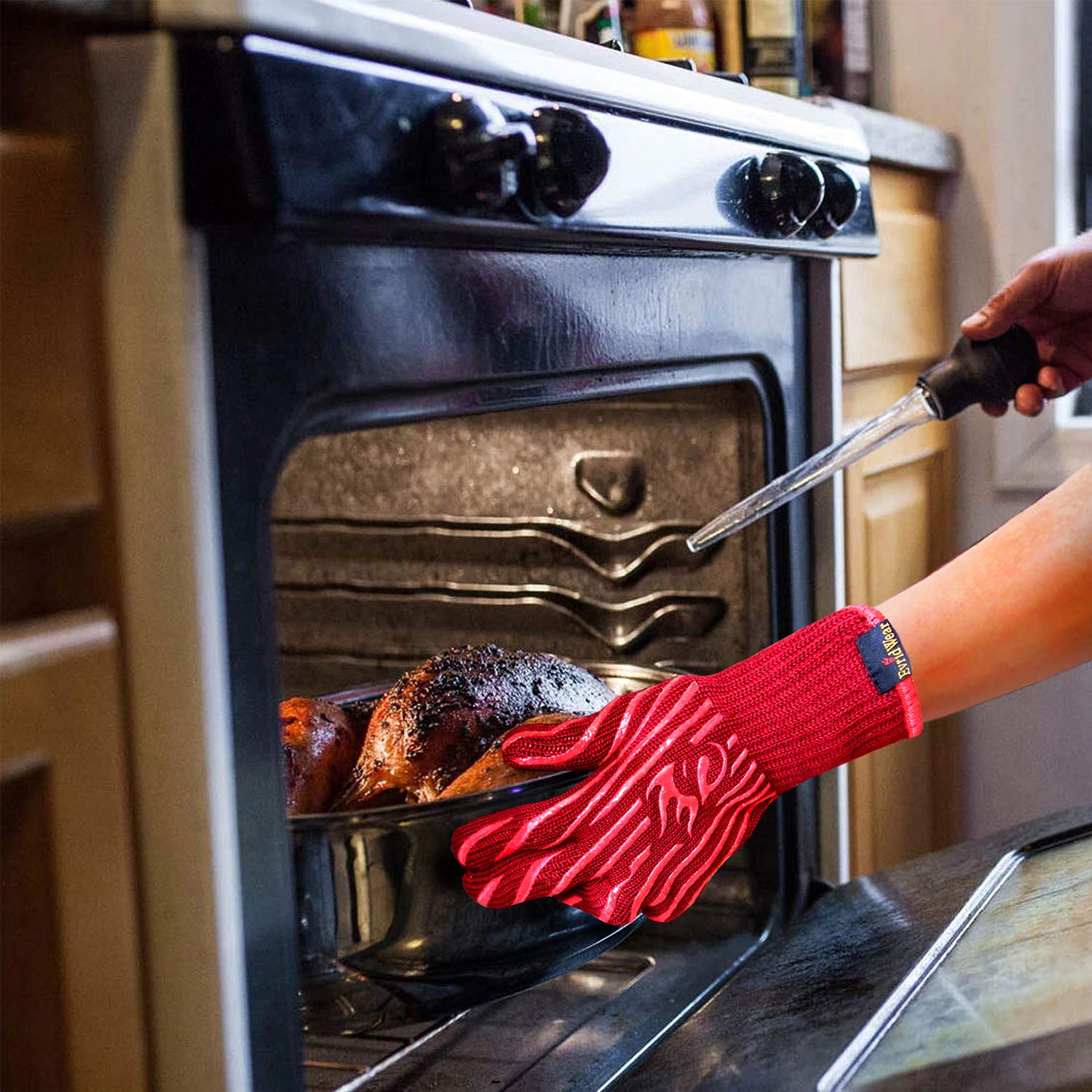 Amazon.com: Evridwear 932°F - Guantes de barbacoa ...