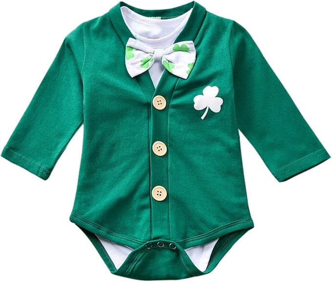 baby boy green outfit