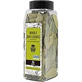 Soeos Bay Leaves Whole, 2 oz(57g), Non-GMO Verified | Dried Bay Leaf, Laurel Herbs for Cooking, Soups, Stews, Sauces, Seasoning, Freshly Packed