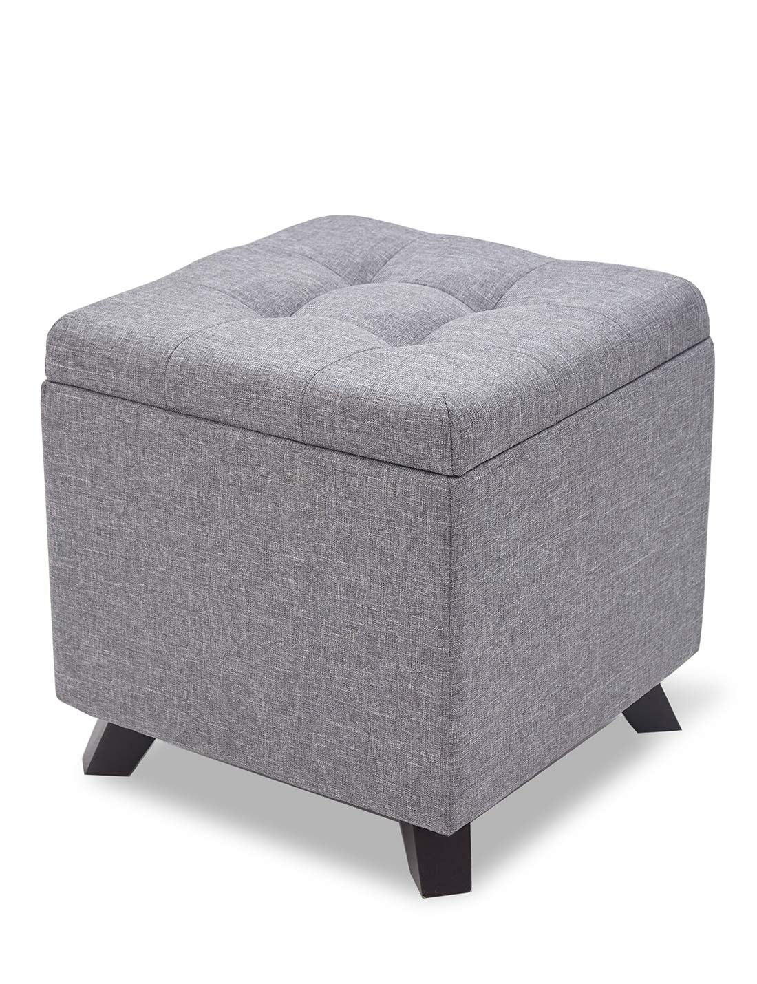 Suhu Pouf Hocker mit Stauraum Sitzhocker Sofa Couch Puff Hocker Fußbank