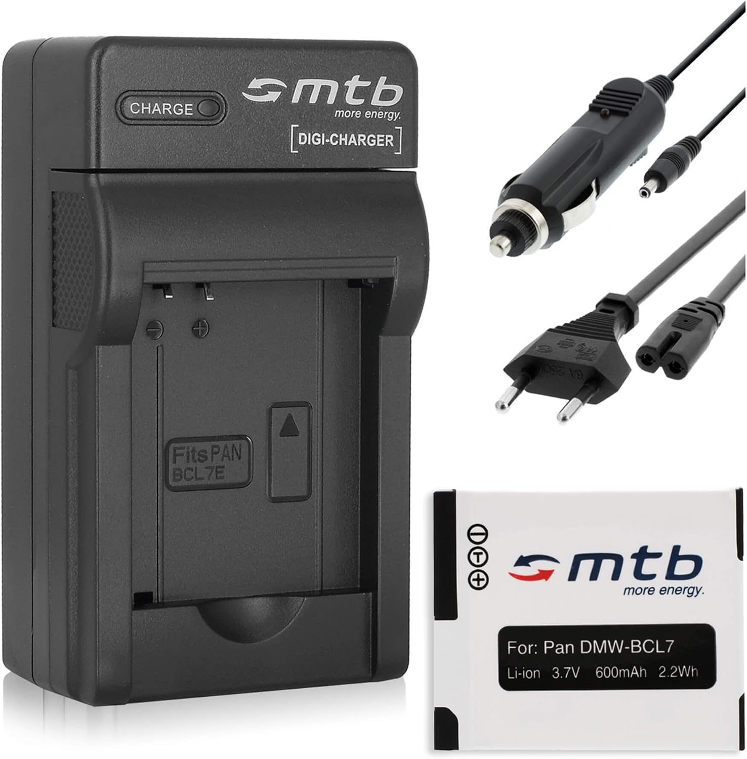 DMW-BLB13 Caricabatteria USB per Panasonic Lumix DMC DMW-BLB13 Caricabatteria USB per Panasonic Lumix DMC