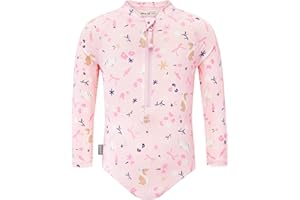 Jan & Jul Long Sleeve 1-pc Girls' UV Swim-Suit Rash Guard (Baby, Toddler, Kids)