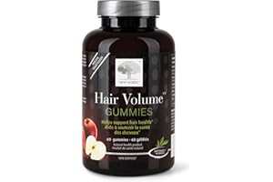 New Nordic Hair Volume Gummies - Biotin Supplement for Hair Growth - Contains Horsetail, Millet & Zinc - Supports Healthy Hai