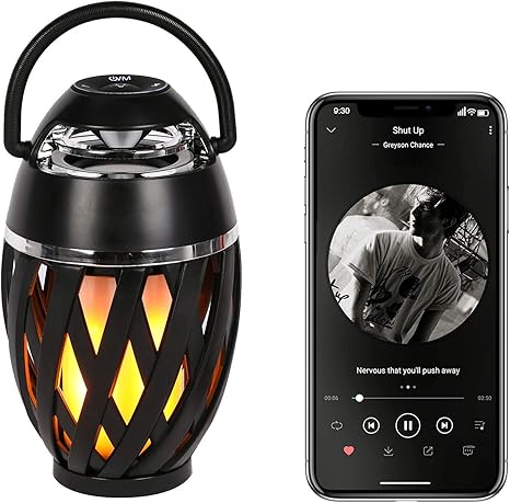 flame light bluetooth speaker