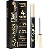 Eyelash Growth Serum – Lash Serum for Eyelash Growth with 15 Plant Extracts for Longer Thicker Fuller Lashes Nourishing Formula to Enhance Natural Beauty Hypoallergenic Oil Free lash growth serum -3ml