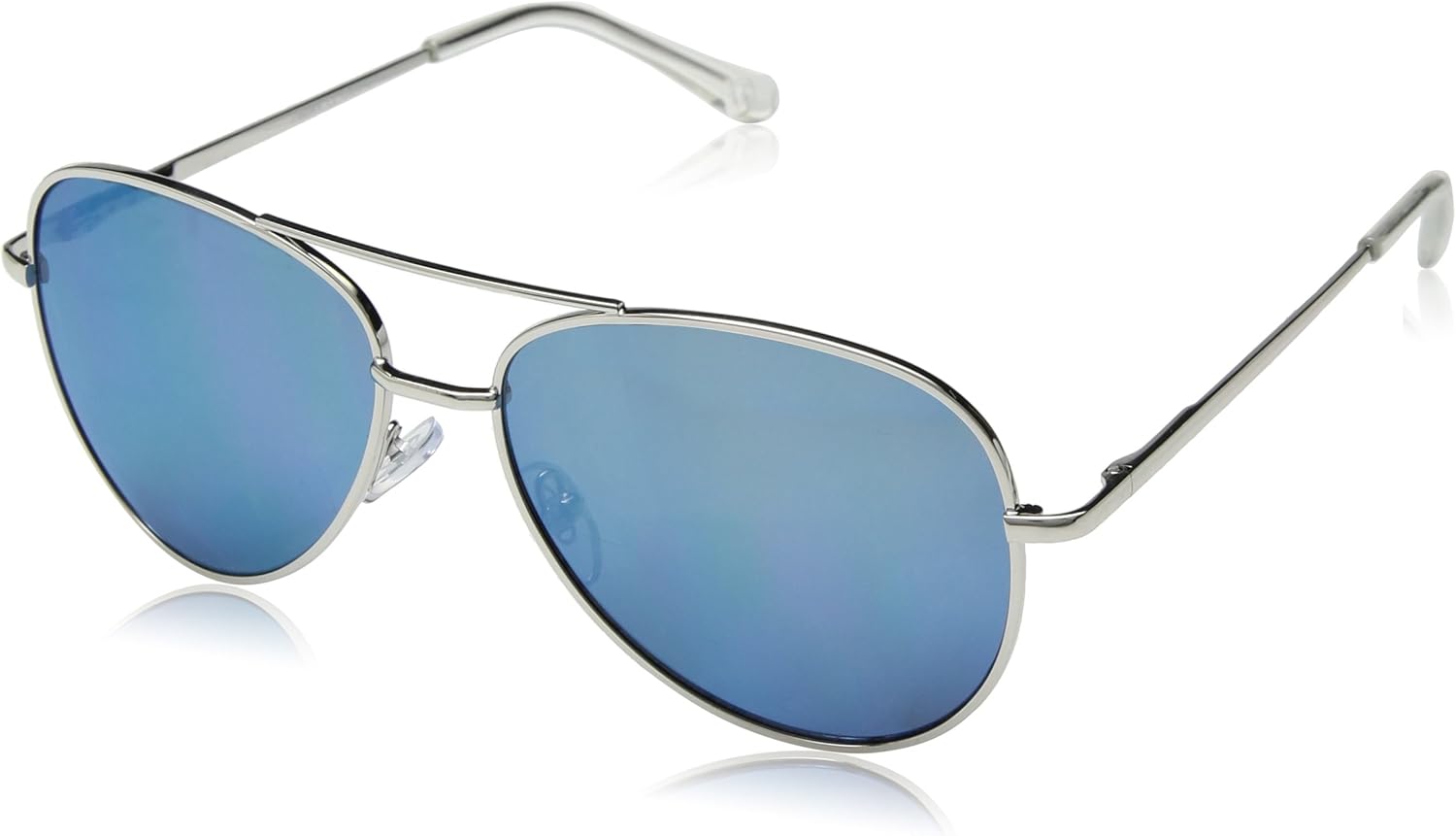 Buy Peepers Women's Heat Wave Sun Aviator Sunglasses, Blue&Gray, 56 mm