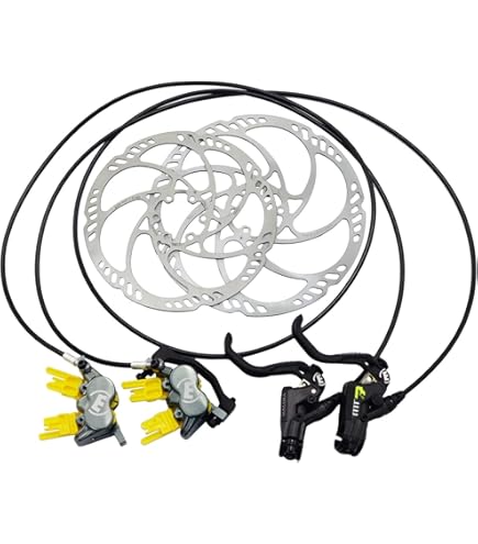 Magura MT7 Pro 4-Piston Post Mount Hydraulic Disc Brake Set