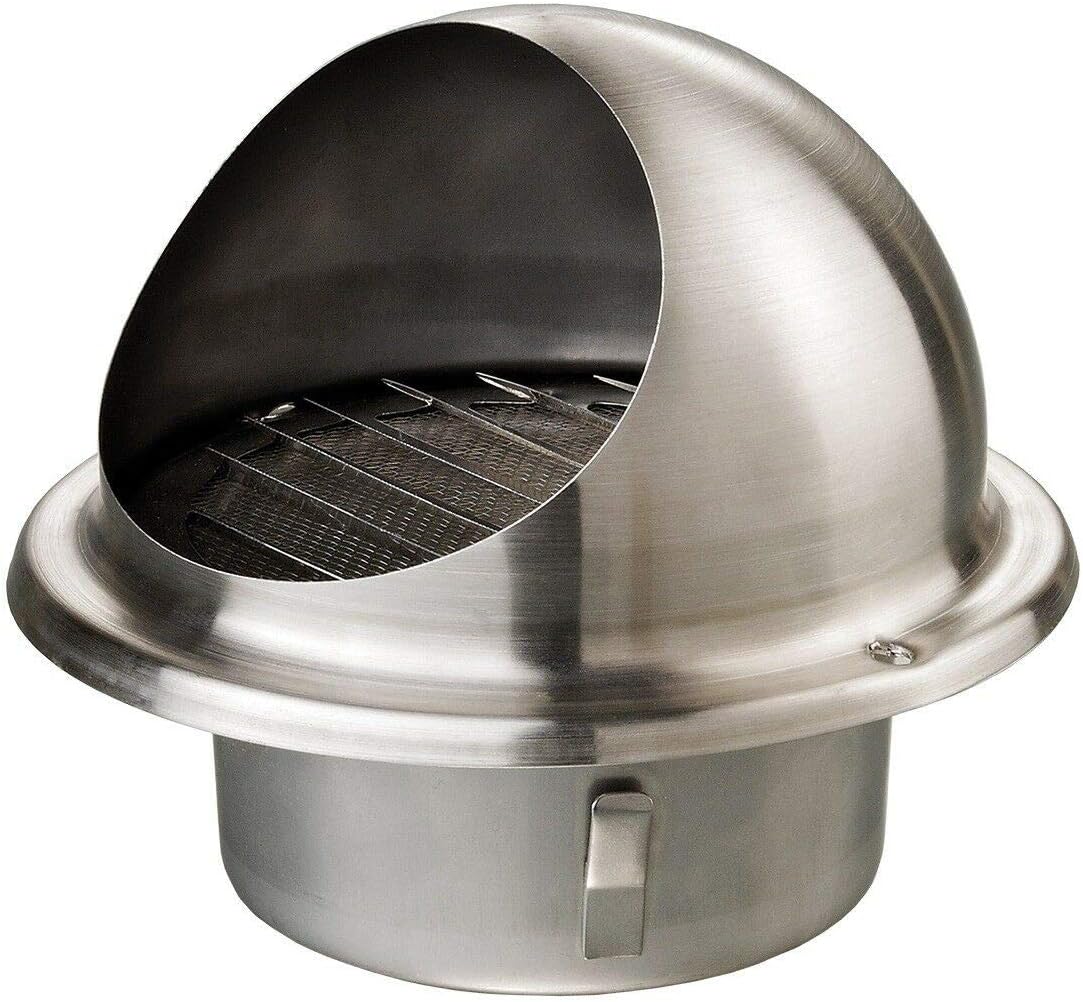 6 Inch 304 Stainless Steel Air Vent Round Ventilation Grille Ducting