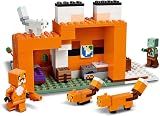 LEGO Minecraft The Fox Lodge 21178 Official Set with Fox Figures view 3