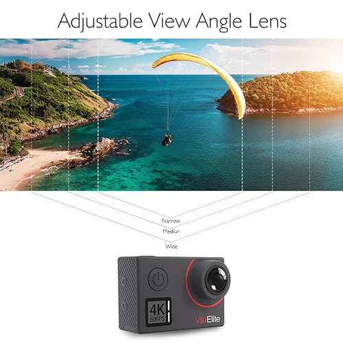 AKASO V50 Elite 4K60fps Touch Screen WiFi Action Camera Voice
