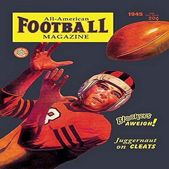 Amazon.com: Buyenlarge 'All-American Football Magazine' Paper Poster