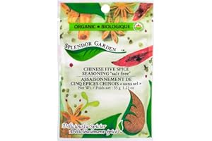 Splendor Garden Organic Chinese Five Spice Seasoning "salt free" - 35 g