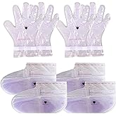 BACTIBLAST Paraffin Wax Gloves,The Paraffin Wax for Hand and Feet,Paraffin Hand & Foot Treatments and Booties Set for Intensive Hydration At Home Or Spa(Lavender) 2 Pair Hand & Foot Wax Gloves