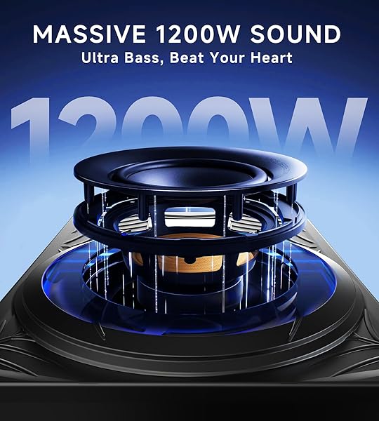 1200W SUBWOOFER, SLIM UNDERSEAT CAR SUBWOOFER AND AMP PACKAGE WITH AMBIENT LIGHT, INDIVIDUAL CONTROL FOR LOW PASS/GAIN/BOOST BASS, LOUD STEREO SOUND, DEEP BASS PERFECT FOR TRUCK/SUV/JEEP/MPV (BLACK)