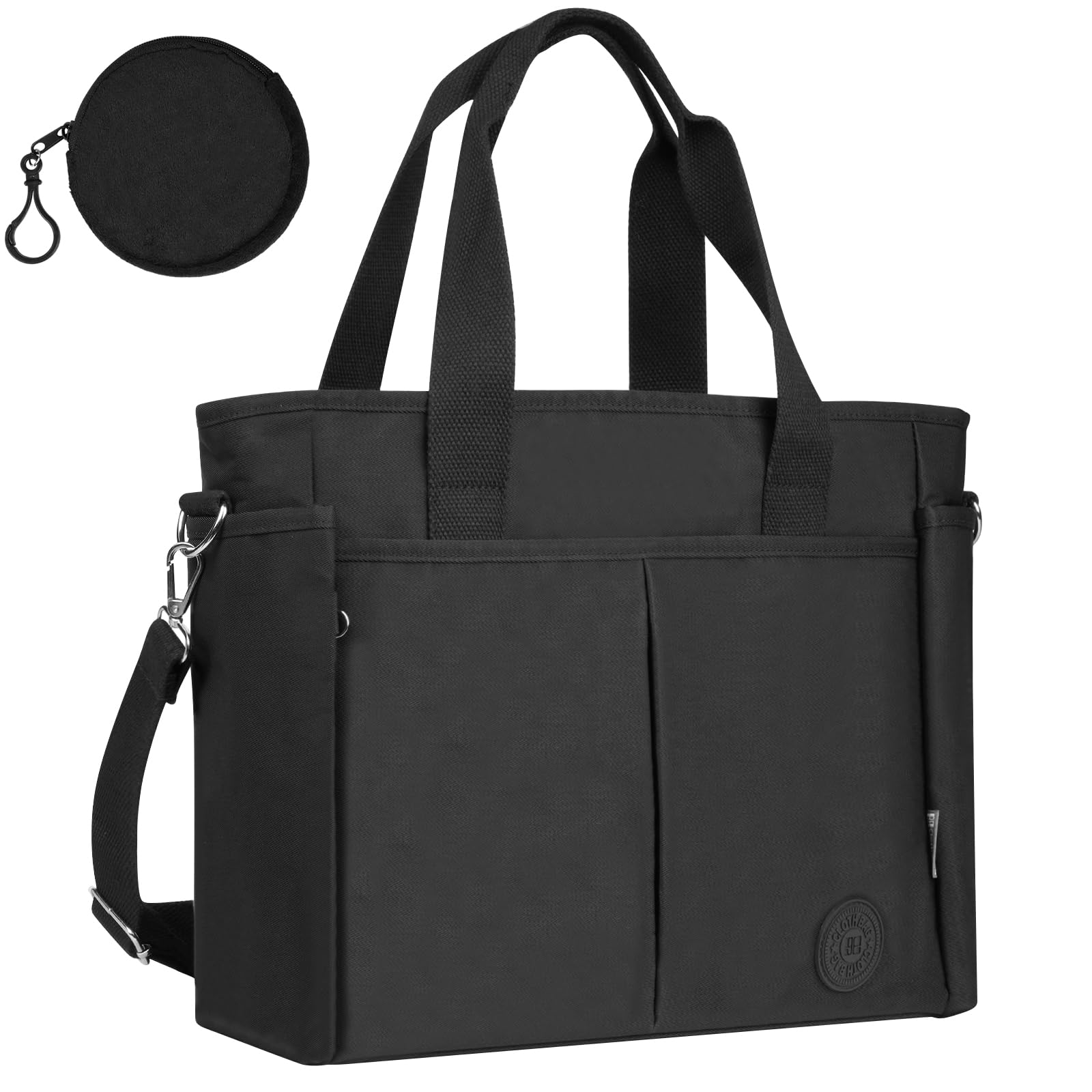 Aolso Baby Changing Bag, Nappy Changing Bags for Mom and Dad, Portable Messenger Tote Bag with Pacifier Bag,Diaper Bag Tote with Large Capacity