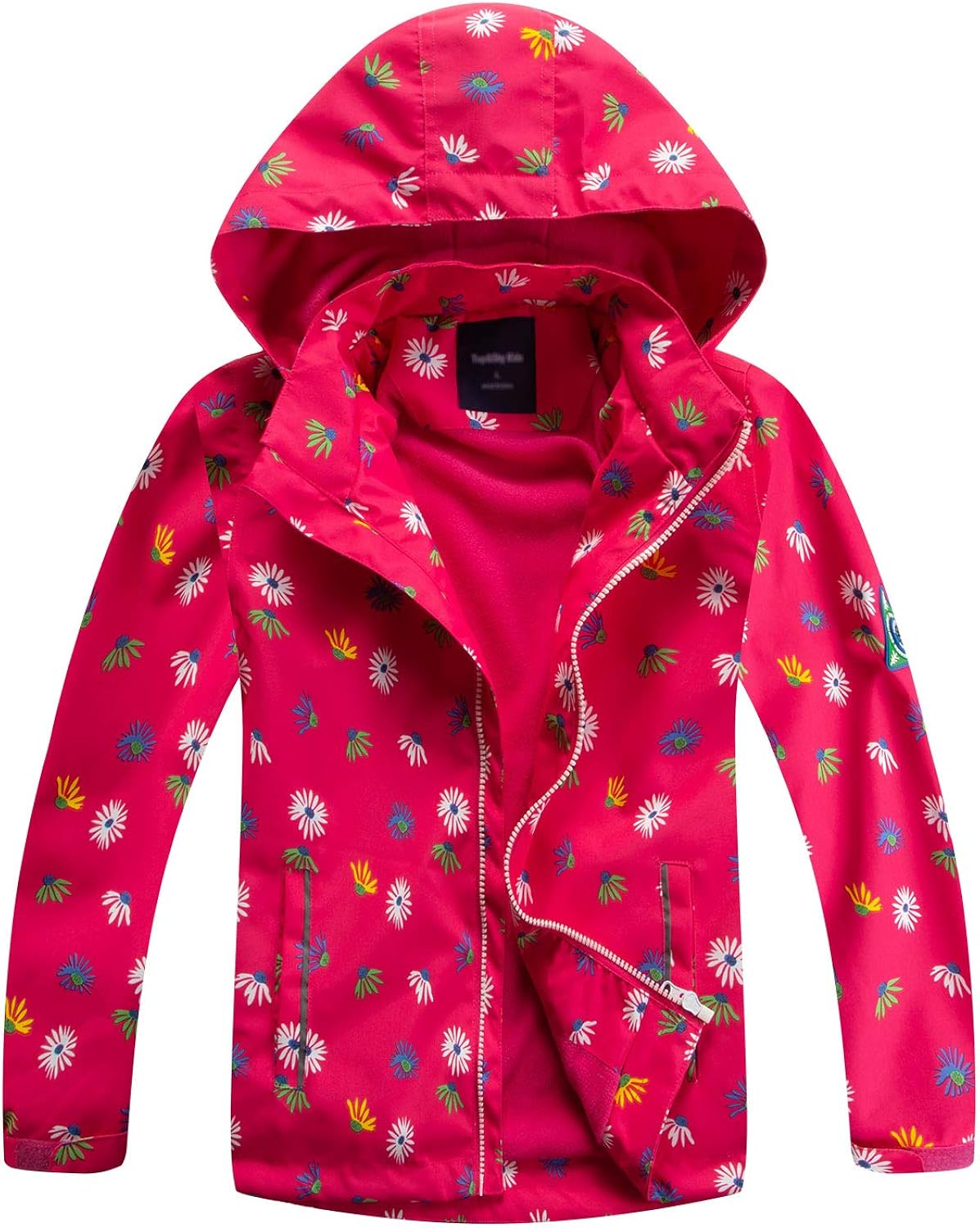 Lusons - Chaqueta impermeable para niña (resistente al viento, forrada): Amazon.es: Ropa y accesorios