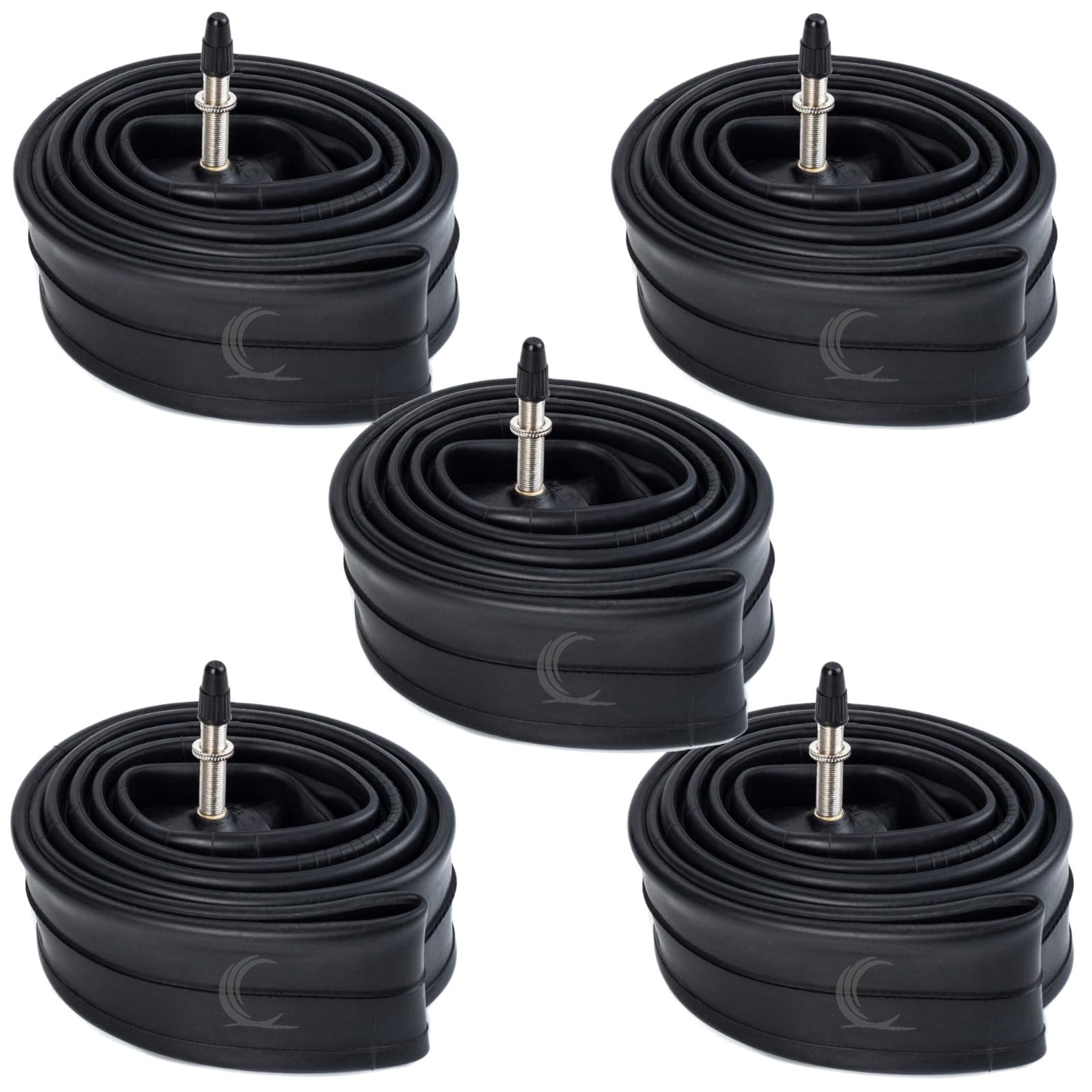 Contrast 29" x 1.75-2.125 Mountain Bike Inner Tubes - Presta Valve (Pack of 5)