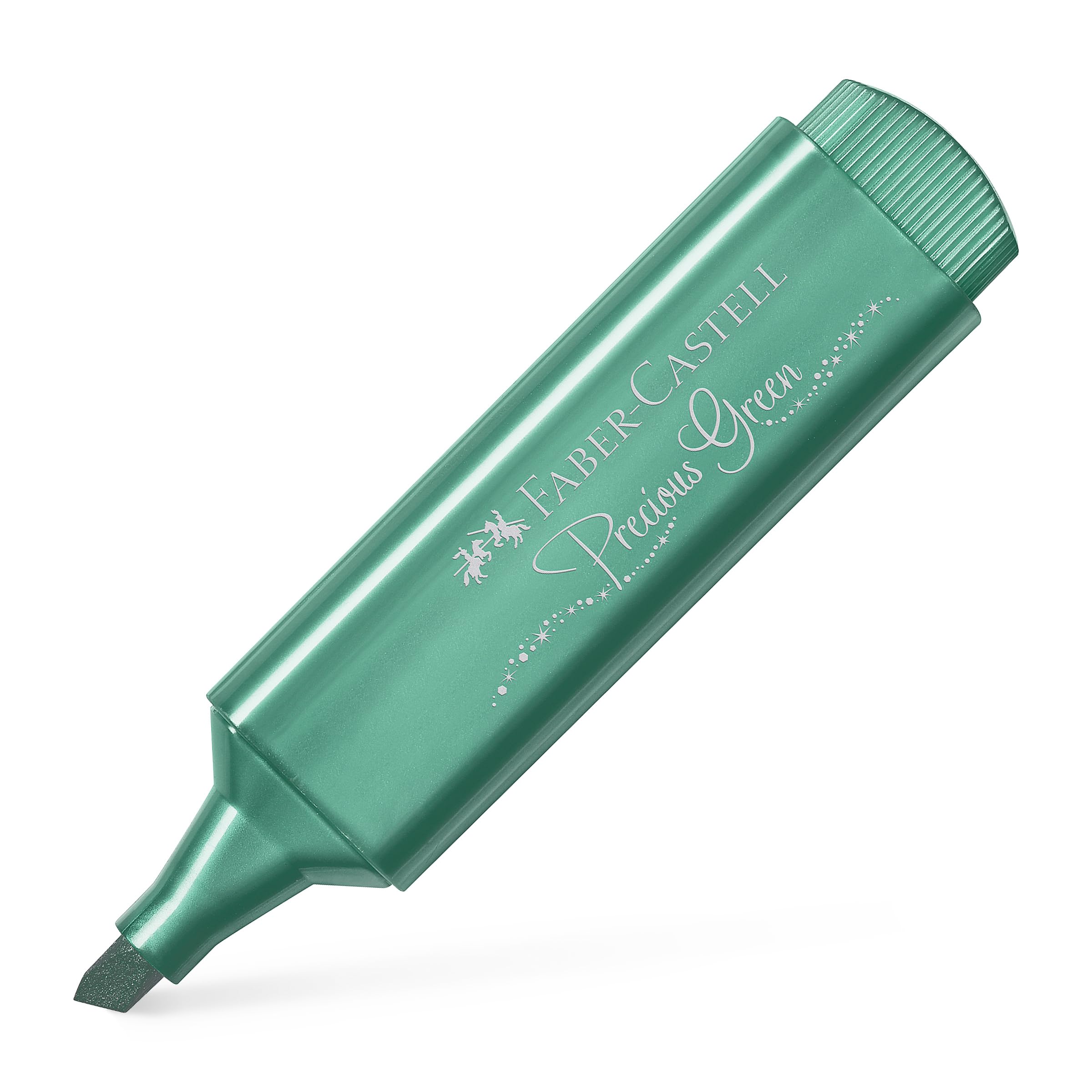 FABER-CASTELL 154639 – Highlighter TL 46, Metallic Green, 1 Piece