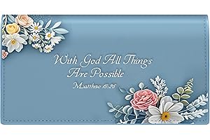 Tipmile Checkbook Covers for Personal Checkbook, PU Leather Checkbook Holder for Women & Men with Elastic Band - Effortless Sophistication