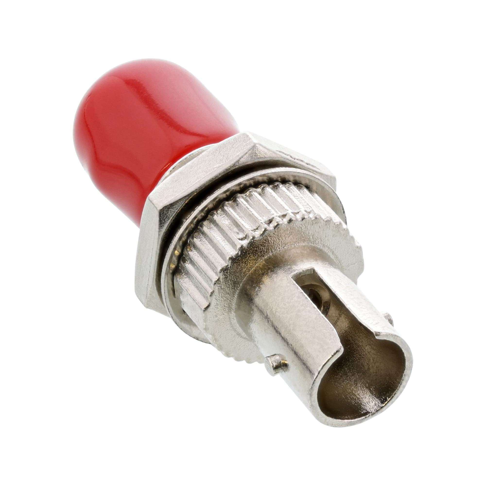 InLine Simplex ST/ST, Multimode ST ST Red Interface, Silver Cable and Adapter