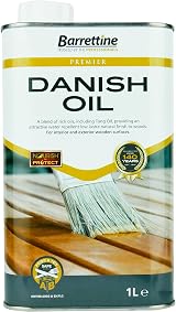 Barrettine Premier Danish Oil 1L Deep Wood Finish Water Repellent