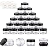 ZEJIA 5 Gram Sample Containers with Lids, Small Travel Size Containers | Small Travel Size Containers, Sample Jars with Label