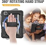 SEYMCY Case for iPad Air 5th/4th 10.9 Includes Screen Protector Shockproof 360° view 4