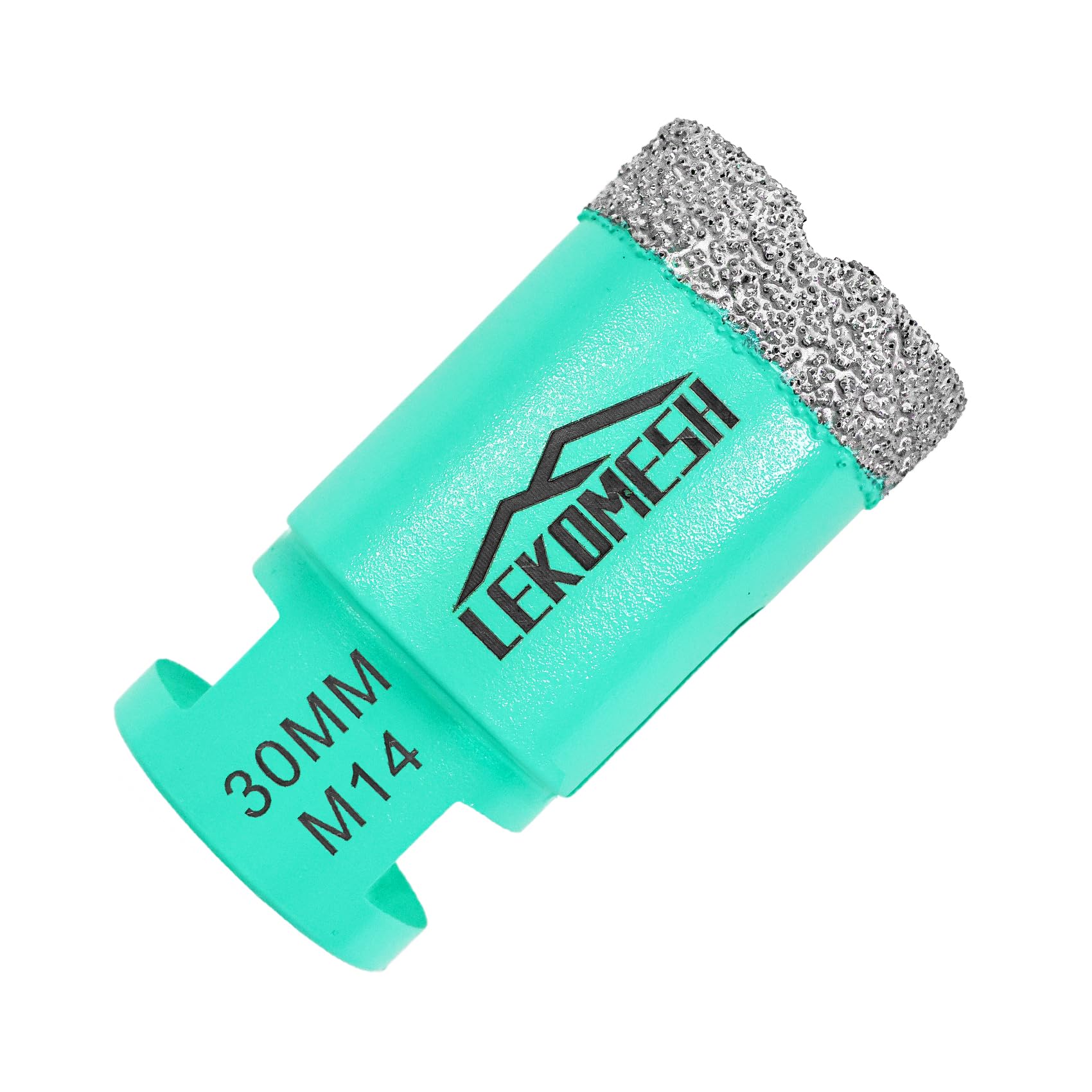 LEKOMESH Diamond Core Drill Bits 30MM - Vacuum Brazed Diamond Hole Saw for Porcelain, Ceramic, Marble, Granite, Stone, Quartz - M14 Thread for Angle Grinder — image 1