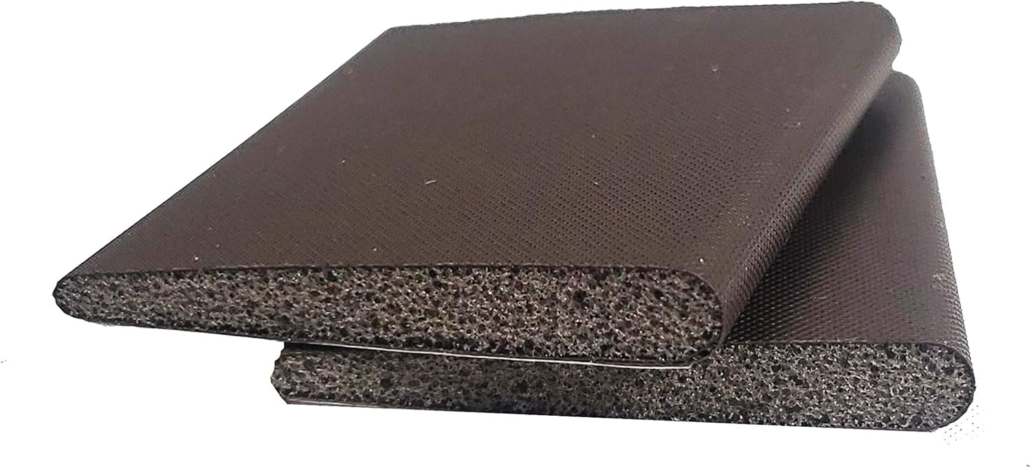 Door Corner Seals, Pack of 2 Brown Pads for Doors jamb Protection from