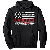 Retro Hurley Home State Cool 70s 80s Style Pullover Hoodie