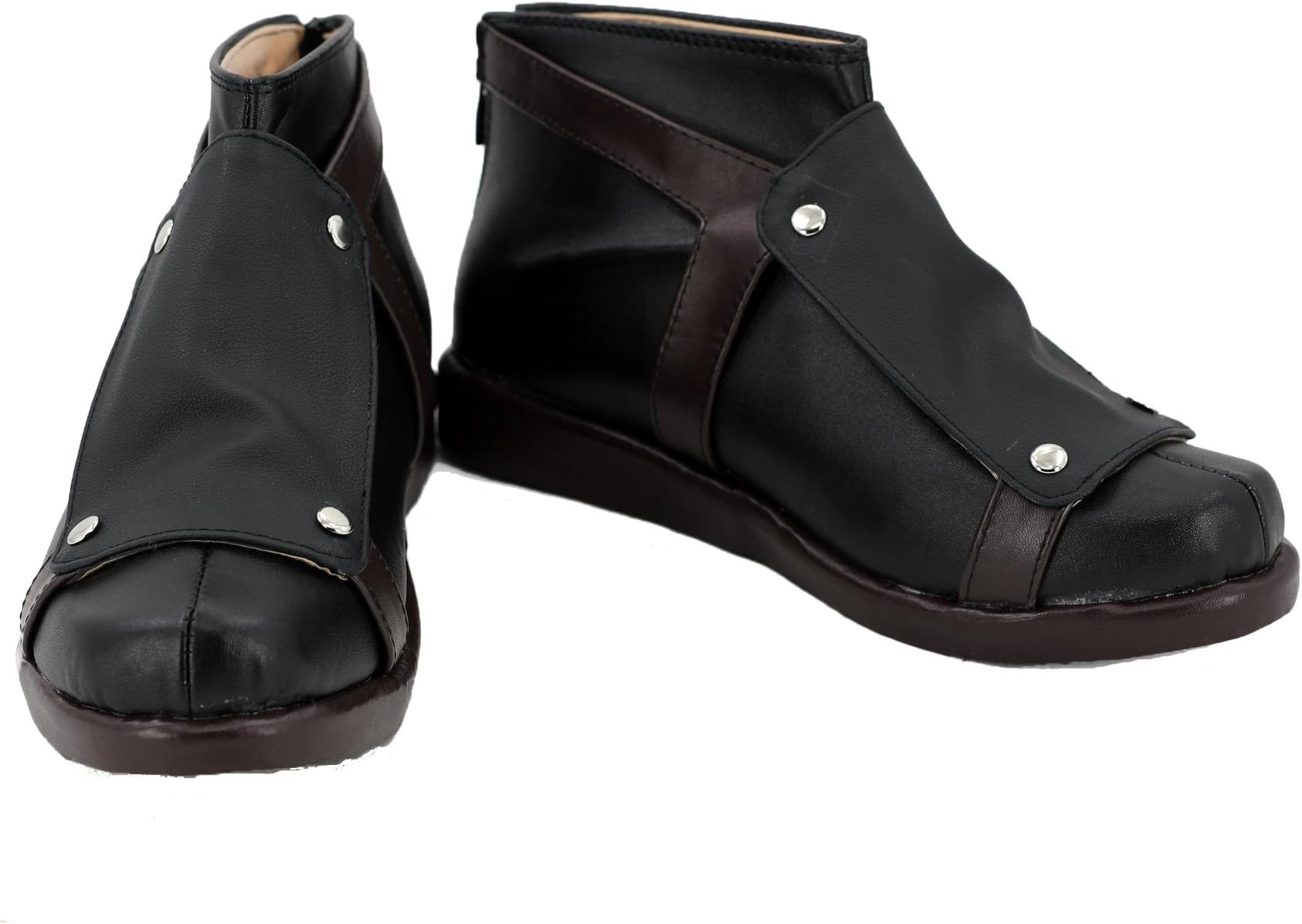 Veribuy Halloween Hero Cosplay Shoes Guardian Costume Black Cosplay Boots