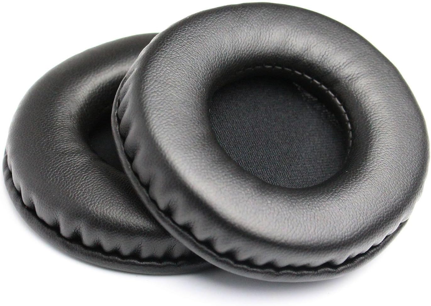 ShineCozy Premium Headphones Earpads Protein Leather Foam Ear Cushions,Headset Ear Pads Spare Replacement Parts (For General Diameter 80MM J-24)