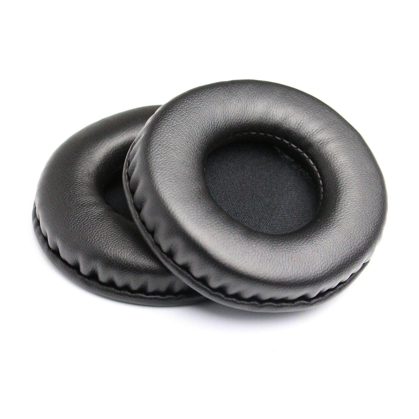 ShineCozy Premium Headphones Earpads Protein Leather Foam Ear Cushions,Headset Ear Pads Spare Replacement Parts (For Universal Size Diameter 80MM J-24)