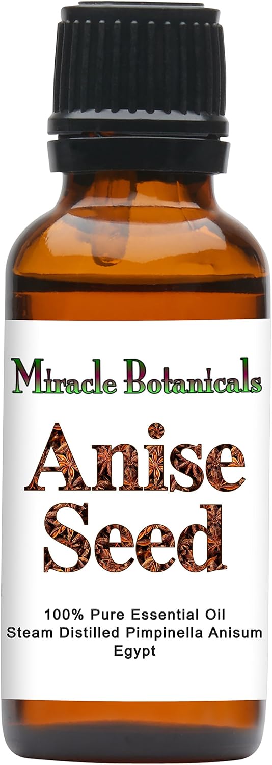 Miracle Botanicals Anise Seed Essential Oil 100 Pure Pimpinella Anisum