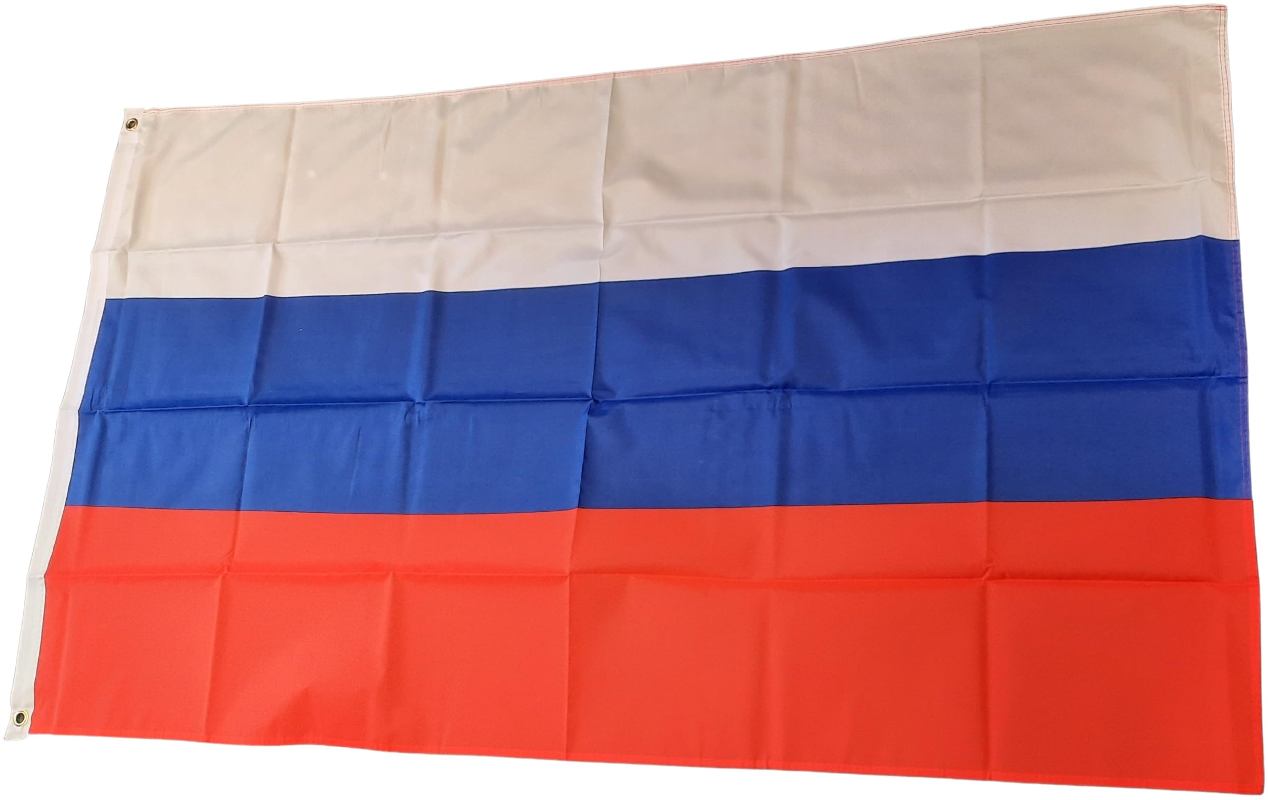 NWFlags Russia Flag 5ft x 3ft 75d Premium Polyester Suitable For Flagpoles | Strong Polyester 5x3 foot material large Russian flag with 2 metal Eyelets