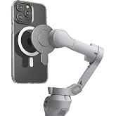 ENCASED Magnetic Adapter for DJI Osmo Mobile Smartphone Gimbal Stabilizer - Compatible with MagSafe (DJI OM 8 7P 7 SE 6 5 4)