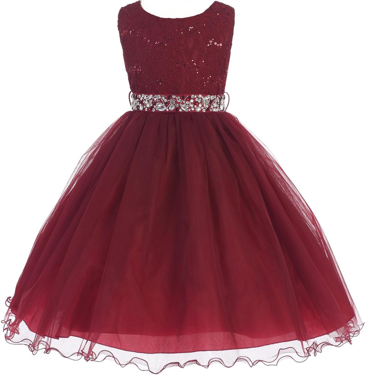 burgundy flower girl sash