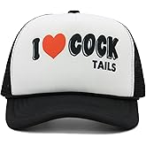 I Love Cocktails Trucker Hat, Funny Gag Gifts for Men Women, Gag Joke Baseball Snapback Cap
